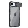 Nillkin Iceblade Prop tok kameralencse védővel és kitámasztóval iPhone 16e - fekete