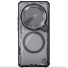 Nillkin Iceblade Prop Xiaomi 15 Ultra mágneses szilikon tok, fekete-átlátszó tok és táska