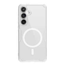Nillkin Nature Pro Armor tok mágneses gyűrűvel Samsung Galaxy S24+ - fehér tok és táska