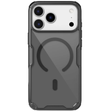 Nillkin Nature Pro Magnetic hátlap Apple iPhone 17 Pro Max átlátszó-fekete tok és táska