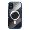 Nillkin NATURE PRO MAGNETIC műanyag telefonvédő (ütésállóság, légpárnás sarok, MagSafe) SÖTÉTKÉK Apple iPhone 16 5G