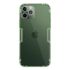 Nillkin NATURE szilikon telefonvédő (közepesen ütésálló, légpárnás sarok, 0.6 mm, ultravékony) SÖTÉTZÖLD Apple iPhone 12, Apple iPhone 12 Pro