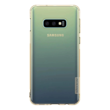 Nillkin NATURE szilikon telefonvédő (ütésállóság, légpárnás sarok, 0.6mm, ultravékony) ARANYBARNA tok és táska