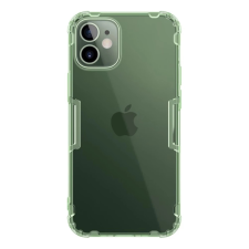 Nillkin NATURE szilikon telefonvédő (ütésállóság, légpárnás sarok, 0.6mm, ultravékony) SÖTÉTZÖLD tok és táska