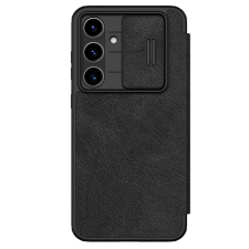 Nillkin Nillkin Qin Book PRO tok Samsung Galaxy S24 FE készülékhez fekete tok és táska
