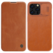 Nillkin Qin Leather Pro Case Apple iPhone 14 Pro Max brown tok és táska