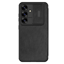 Nillkin Qin Pro kinyitható tok Samsung Galaxy S25 Plus - fekete tok és táska