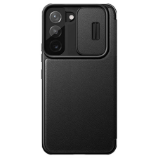 Nillkin Qin Pro Leather + Cloth case Samsung Galaxy S22 Plus fekete tok és táska