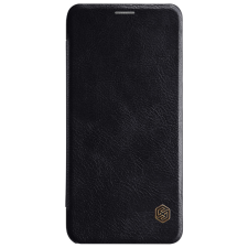 Nillkin Qin Samsung Galaxy A6 Plus (2018) Flip Bőrtok - Fekete (NL157903) tok és táska