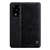 Nillkin QIN tok álló, bőr hatású (FLIP, oldalra nyíló, bankkártya tartó) FEKETE [Samsung Galaxy S20 Ultra 5G (SM-G988B)] (5996457934447)