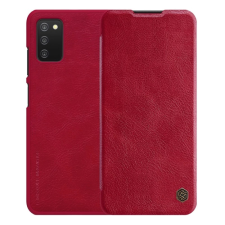 Nillkin QIN tok álló, bőr hatású (FLIP, oldalra nyíló, kártyazseb) PIROS tok és táska