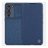 Nillkin Samsung Galaxy S23 Plus (SM-S916) qin pro tok álló (flip, bankkártya tartó, kamera védelem) sötétkék