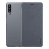 Nillkin SPARKLE műanyag telefonvédő (mikroszálas bőr hatású FLIP, oldalra nyíló) FEKETE [Samsung Galaxy A7 (2018) SM-A750F] (5996457844647)