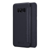 Nillkin SPARKLE műanyag telefonvédő (mikroszálas bőr hatású FLIP, oldalra nyíló) FEKETE [Samsung Galaxy S8 (SM-G950)] (5996457691425)