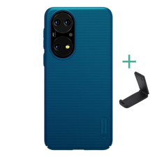 Nillkin Super Frosted Huawei P50 Műanyag Tok - Sötétkék (GP-113912) tok és táska