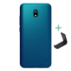 Nillkin SUPER FROSTED műanyag telefonvédő (gumírozott, érdes felület + asztali tartó) SÖTÉTKÉK [Xiaomi Redmi 8A] (5996457917662)