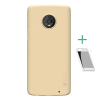 Nillkin SUPER FROSTED műanyag telefonvédő (gumírozott, érdes felület + képernyővédő fólia) ARANY Motorola Moto G6 Plus (XT1926)