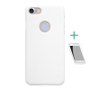 Nillkin SUPER FROSTED műanyag telefonvédő (gumírozott, érdes felület, logo kivágás + képernyővédő fólia) FEHÉR [Apple iPhone 8 4.7] (5996457666621)