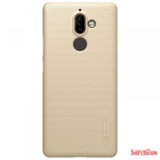 Nillkin Super Frosted Nokia 7 Plus hátlap, Arany tok és táska