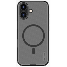 Nillkin Super Frosted PRO Apple iPhone 17 mágneses műanyag hátlap tok, átlátszó-fekete tok és táska