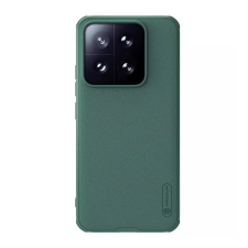Nillkin SUPER FROSTED PRO műanyag telefonvédő (ütésállóság, gumírozott, érdes felület) SÖTÉTZÖLD tok és táska