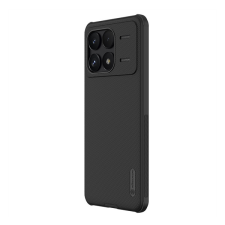 Nillkin Super Frosted Pro Poco F6 Pro hátlap tok, fekete tok és táska