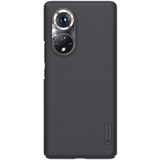 Nillkin Super Frosted Shield edzett tok + állvány Honor 50 pro fekete tok és táska