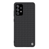 Nillkin TEXTURED műanyag telefonvédő (érdes felület, közepesen ütésálló, szilikon keret, 3D minta) FEKETE Samsung Galaxy A72 4G (SM-A725F), Samsung Galaxy A72 5G (SM-A726F)