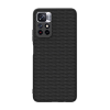 Nillkin TEXTURED műanyag telefonvédő (érdes felület, közepesen ütésálló, szilikon keret, 3D minta) FEKETE [Xiaomi Poco M4 Pro 5G] (5996591117263)