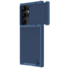 Nillkin Textured S Case Samsung Galaxy S22 Ultra Armor tok kameravédővel kék tok és táska
