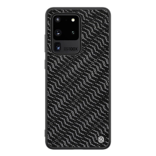 Nillkin TWINKLE szilikon telefonvédő (közepesen ütésálló, műanyag hátlap, környezetbarát, csillogó) EZÜST [Samsung Galaxy S20 Ultra 5G ... tok és táska