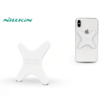 Nillkin Univerzális hátlapra felragasztható mágnes Qi vezeték nélküli autós tartóhoz - Nillkin Magnetic Plate - fehér mobiltelefon kellék