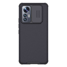 Nillkin Xiaomi 12 Lite 5G, Nillkin Camshield Pro mobiltok, Kameravédő, Fekete tok és táska