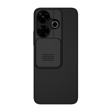 Nillkin Xiaomi Redmi 13 4G camshield szilikon telefonvédő (ütésállóság, kameravédő, csíkos) fekete tok és táska