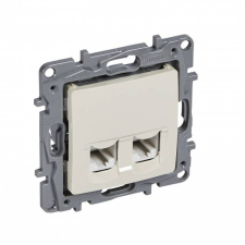  Niloé 764680 bézs 2xRJ45 Cat5 UTP informatikai csatlakozóaljzat Legrand villanyszerelés