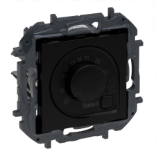  Niloé Step fekete szobatermosztát, 8A 86354B Legrand villanyszerelés