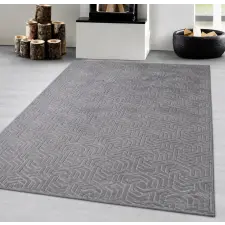 Nílus Modern szőnyeg Armoni Plüss (Light grey) 240x330cm Világos szürke lakástextília