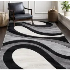 Nílus Modern szőnyeg Venice 1202 (Gray) 200x280cm Szürke lakástextília