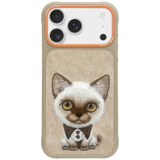 Nimmy Big Eyed Pet 2.0 Cat tok iPhone 17 - bézs tok és táska