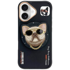 Nimmy Glasses Cool Dog MagSafe-kompatibilis tok iPhone 16 - fekete tok és táska