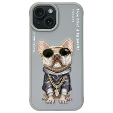 Nimmy Glasses Cool Dog tok iPhone 15 - szürke tok és táska