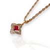 Ninagold Piros köves nyaklánc