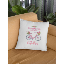  Nincs szükségem terápiára fehér párna egyedi ajándék