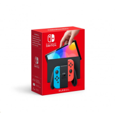 Nintendo switch (oled modell) neon kék és neon piros joy-con kontrollerrel (nsh007) konzol