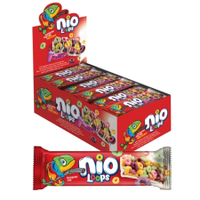 Nio NIO LOOPS Tejturmix ízű gabonapehely-szelet fehér bevonóval - 23g reform élelmiszer