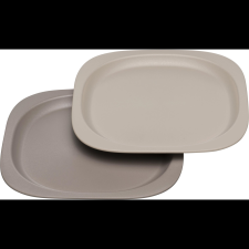 NIP Green Line - 2db, Grey / Brown (4000821419612) tányér és evőeszköz