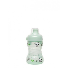 NIP Panda cseppmentes tanulópohár itatócsörrel 260ml babaétkészlet