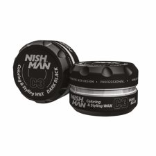 Nish Man C3 Fekete Hajszínező Wax - 100ml hajfesték, színező