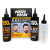 Nish Man Hair & Beard Care - Black Shampoo Kit (200ml+200ml)