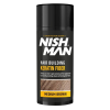 Nish Man Keratin Fiber hajdúsító és színező, középbarna, 20g